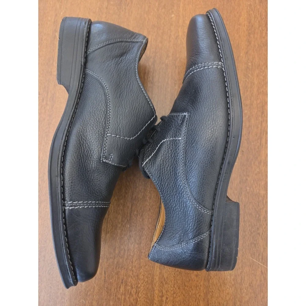 sandro moscoloni Cap Toe‎ Derby Men's 9.5d Dress Shoes Black 17305